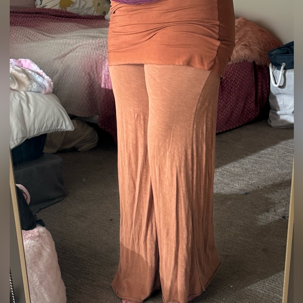 Donna M Palazzo Skirt Pant in Topaz - Large - Picture 2 of 5